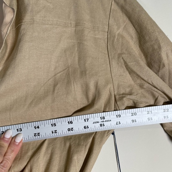 Majorelle Ameera Linen Blend Romper  Nude Tan NWT! Revolve Women’s Sz Large New - Picture 11 of 16